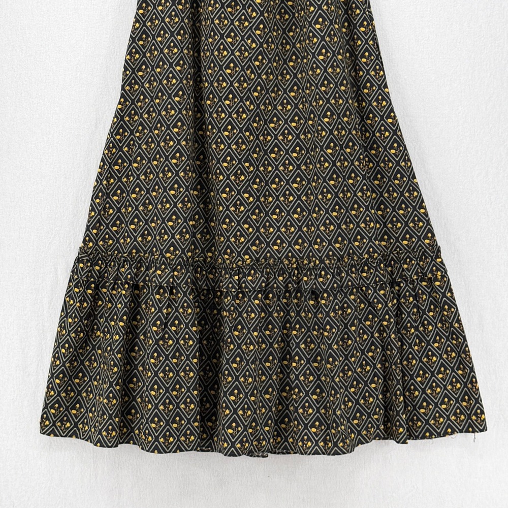 HYACINTH HOUSE Dress Small Black Floral Smocked Off The Shoulder Tuckernuck NEW - Picture 9 of 16